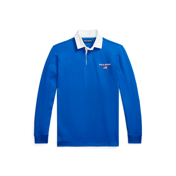 Men s Blue Rugby Shirts Ralph Lauren PK