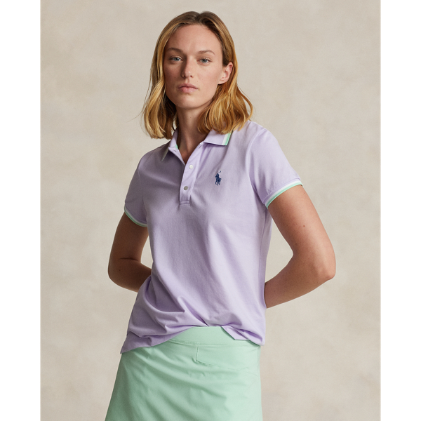 Tailored-Fit Poloshirt aus Jersey