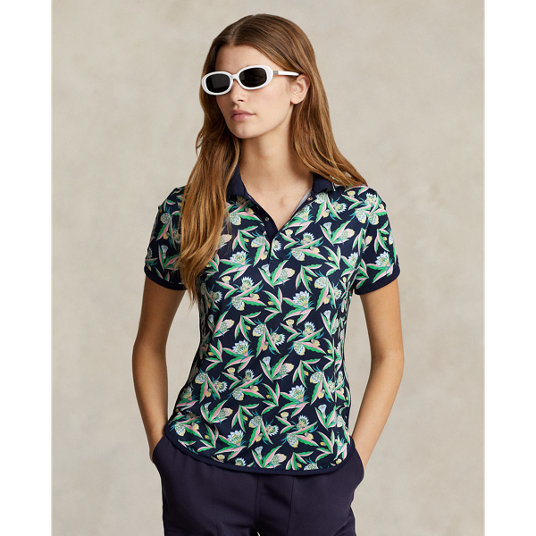 Tailored Fit Floral Polo Shirt