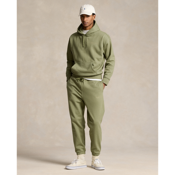 Relaxed-Fit Fleece-Jogginghose mit Logo