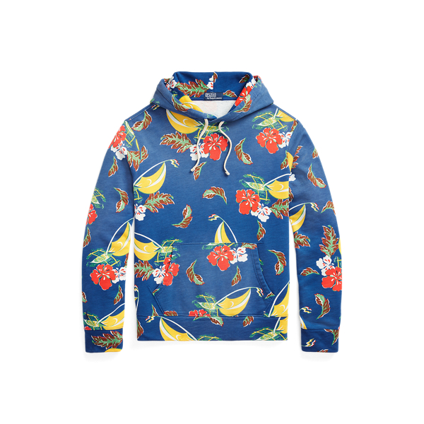 Sailboat Floral Fleece Hoodie for Men Ralph Lauren UK