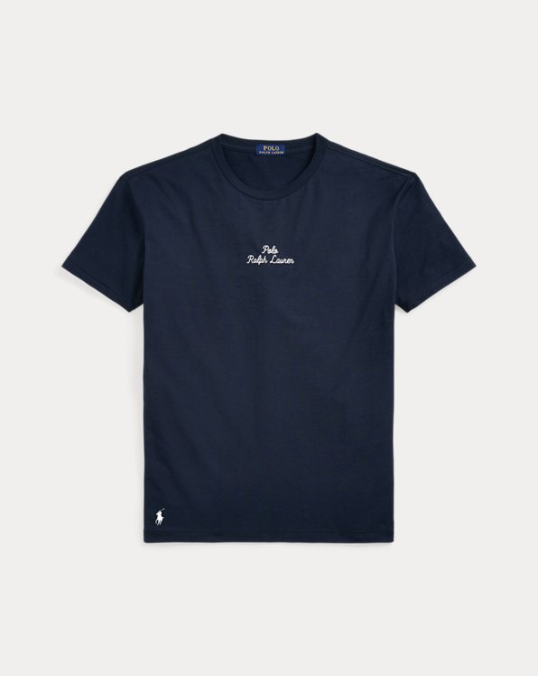 T-shirt coupe classique à logo en jersey