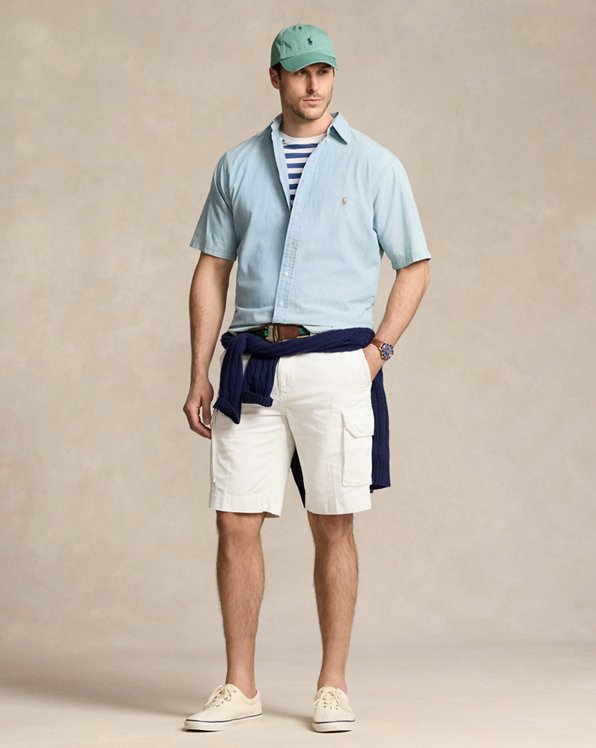 Relaxed-Fit Cargo-Shorts aus Twill