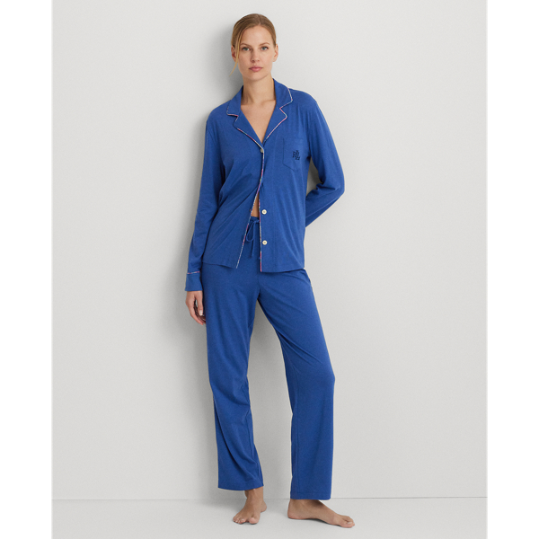 L S Sleep Set Cotton Tee Pant Geq Syrah Tee Syrah