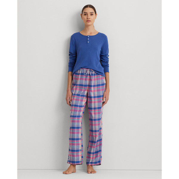 Beach Day Stripe Henley Pajama Set