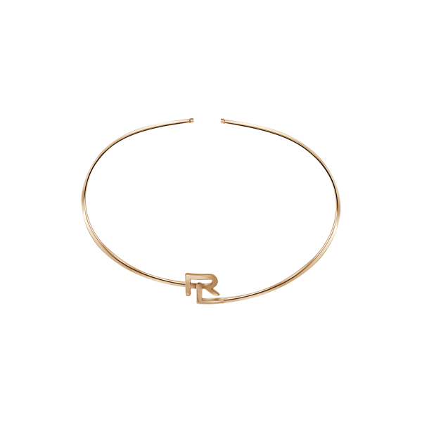 Collier RL or rose 18 carats