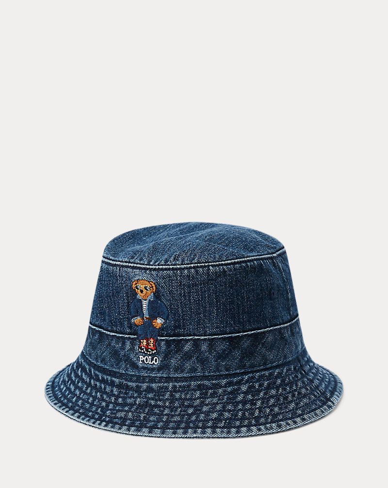 Polo Bear Denim Bucket Hat Polo Ralph Lauren 1