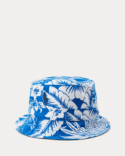 Floral Cotton Terry Bucket Hat
