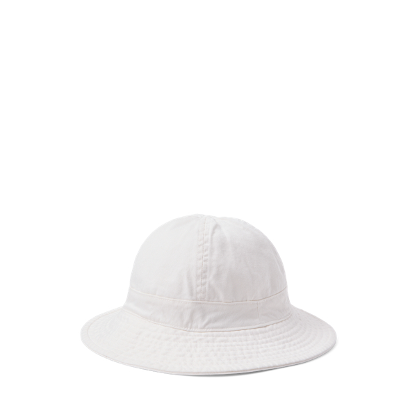 Sombrero de pescador reversible de sarga