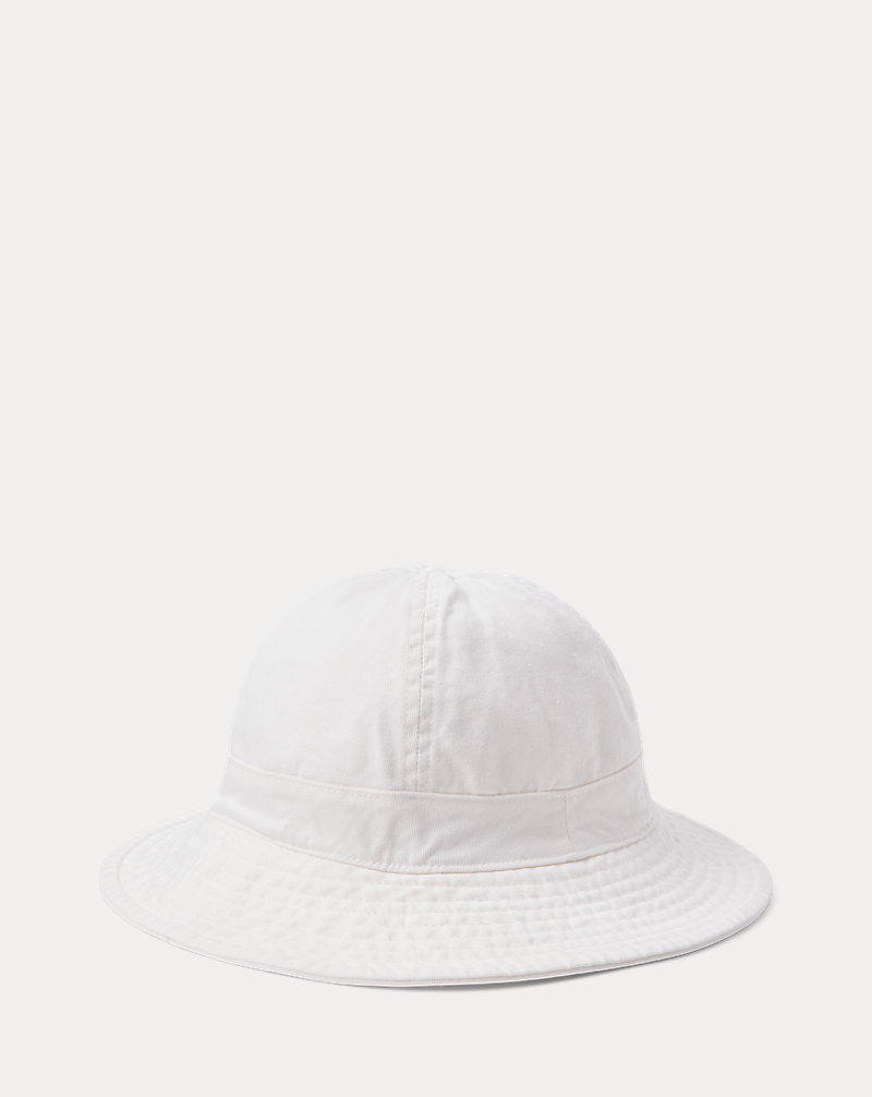 Reversible Cotton Twill Bucket Hat Polo Ralph Lauren 1