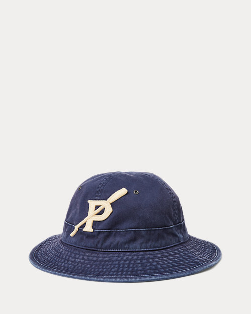 Felt-Patch Twill Bucket Hat
