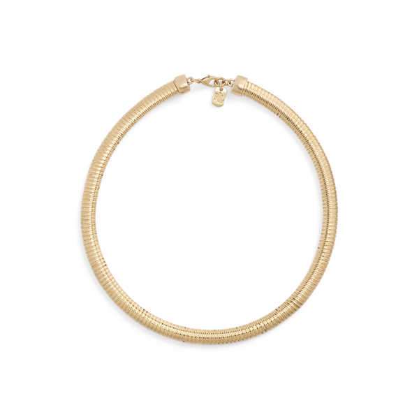 Gold-Tone Omega Necklace