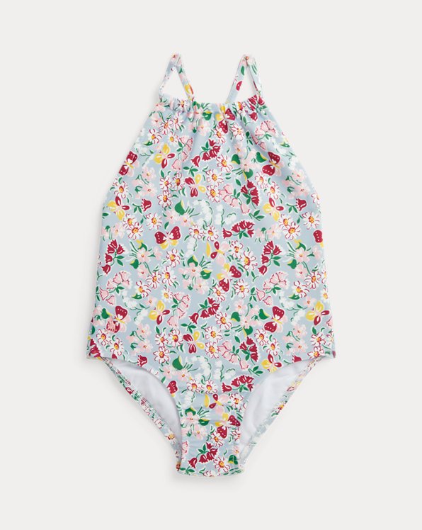 Floral Ruffled One-Piece Swimsuit