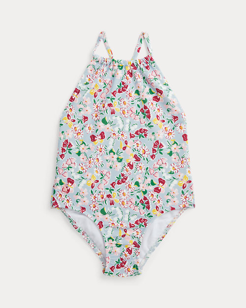 Floral Ruffled One-Piece Swimsuit