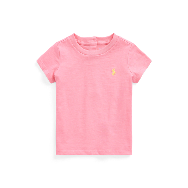 Baby pink ralph lauren shop t shirt