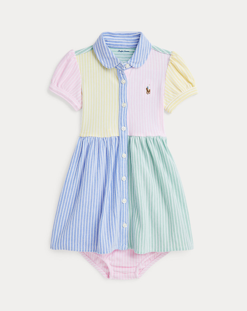 Piqué-Hemdkleid mit Höschen Baby-Mädchen 1