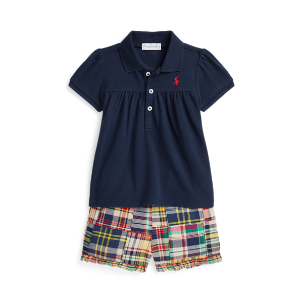 Ribbed Polo Set | Ages 1Y–4Y