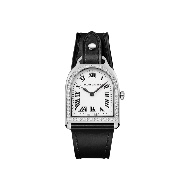 Montre small en acier et diamants