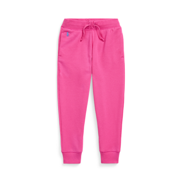 Polo Ralph Lauren - Girls Pink Cotton Logo Joggers