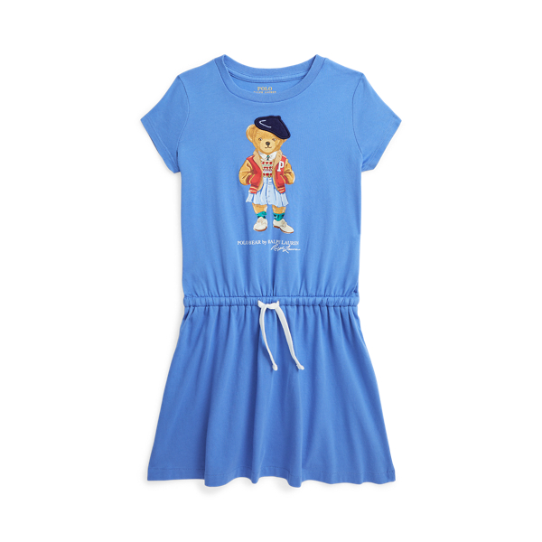 Polo Bear Cotton Jersey Dress Girls 2-6x 1