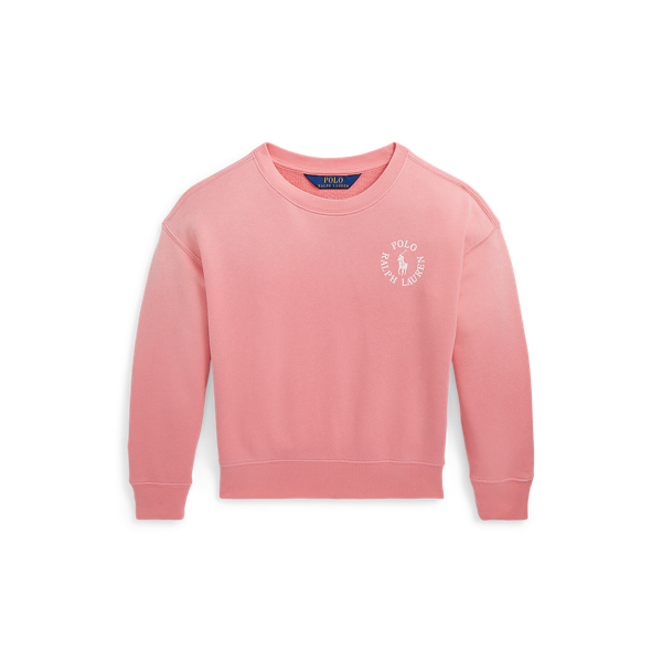 Baumwollfrottee-Sweatshirt mit Logo MÄDCHEN 1,5–6,5 JAHRE 1