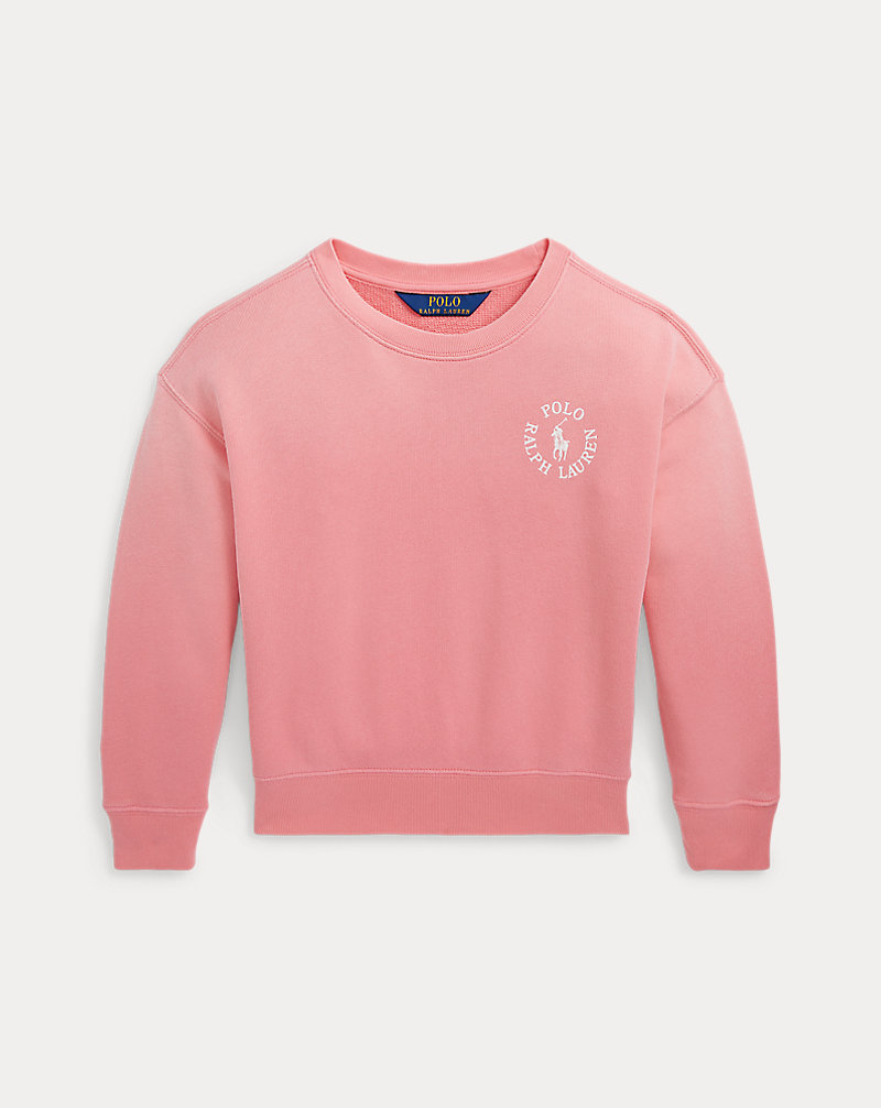 Katoenen terry sweatshirt met logo MEISJES 1,5-6,5 JAAR 1