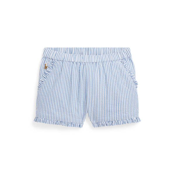 Short in seersucker a righe con volant da bambina | Ralph Lauren® IT