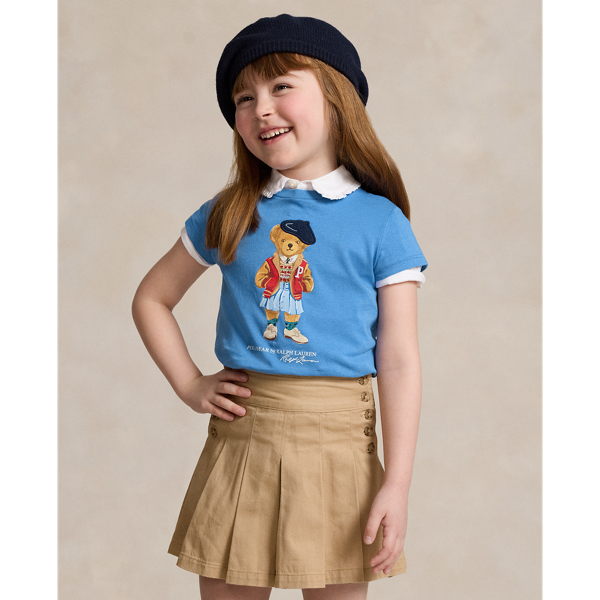 Polo Bear Cotton Jersey T-Shirt