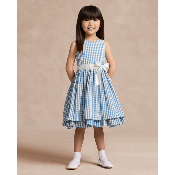 Gingham Taffeta Dress