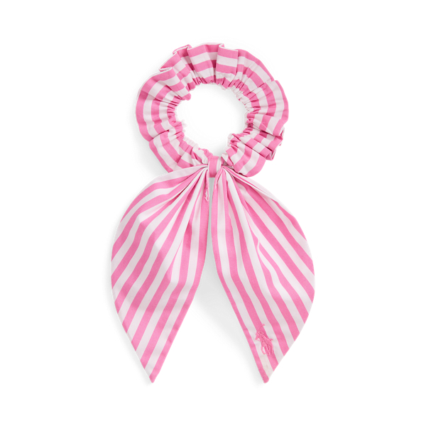 Striped Cotton Poplin Ribbon Scrunchie GIRLS 1.5–6.5 YEARS 1