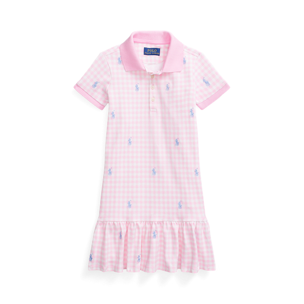 Gingham Polo Pony Mesh Polo Dress GIRLS 1.5–6.5 YEARS 1