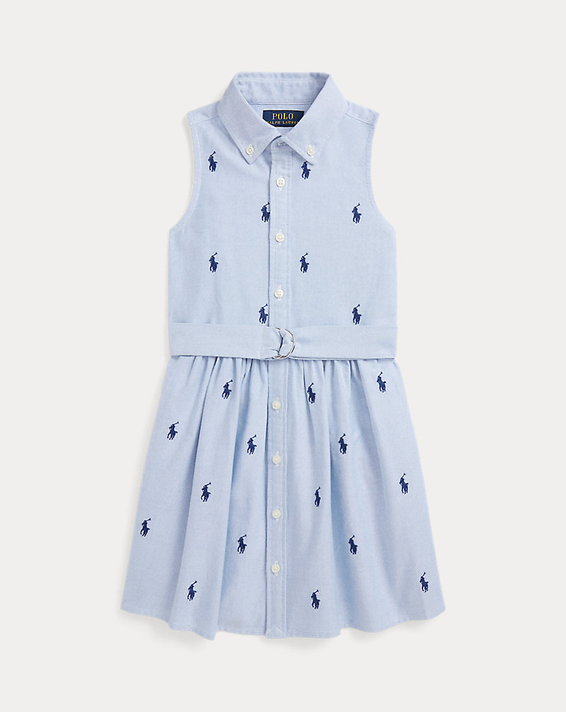 Belted Polo Pony Oxford Shirtdress GIRLS 1.5–6.5 YEARS 1