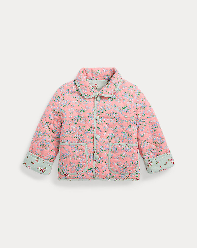 Floral Reversible Linen-Cotton Jacket GIRLS 1.5–6.5 YEARS 1