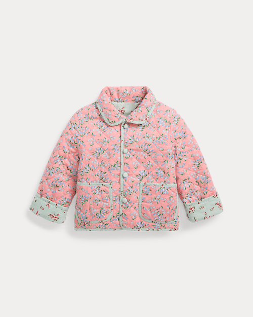 Floral Reversible Linen-Cotton Jacket