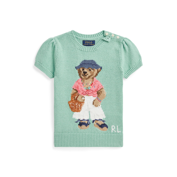 Polo Bear Cotton Short-Sleeve Jumper GIRLS 1.5–6.5 YEARS 1
