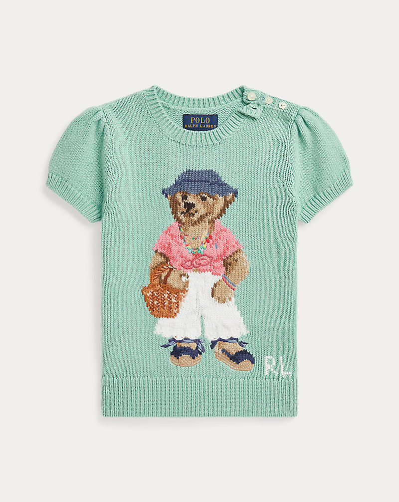 Polo Bear Cotton Short-Sleeve Sweater Girls 2-6x 1