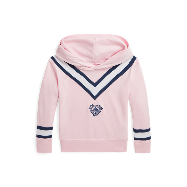 Cricket-Stripe Cotton Terry Hoodie