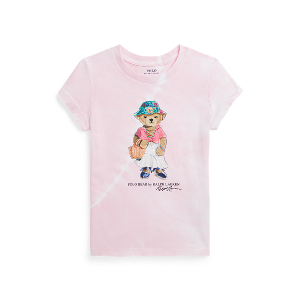 Polo Bear Tie-Dye Cotton Jersey Tee GIRLS 1.5–6.5 YEARS 1