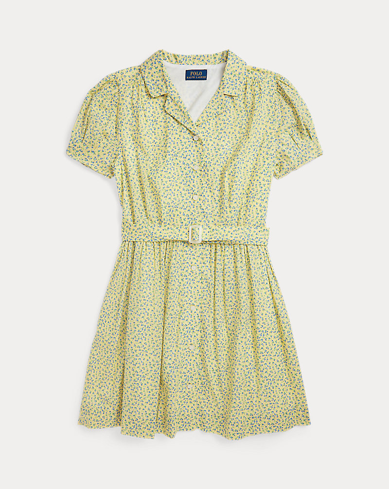 Belted Floral Cotton Batiste Dress GIRLS 7–14 YEARS 1