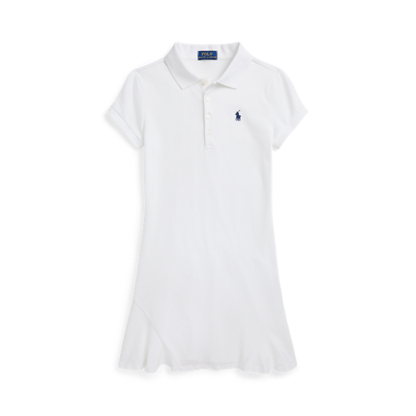 Mesh Polo-jurk met stretch