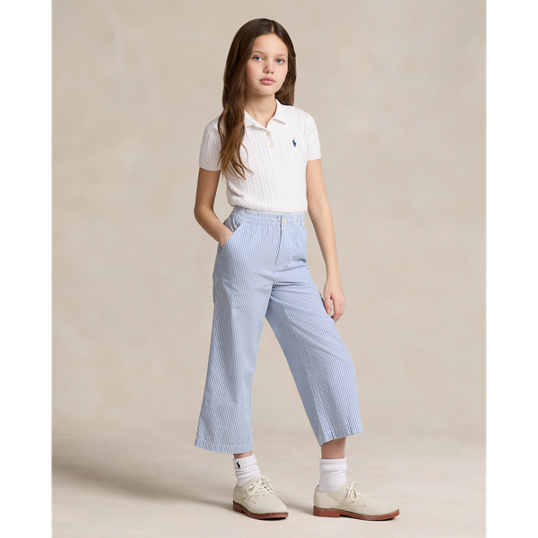 Polo Prepster Seersucker Pant Girls 7-16 1