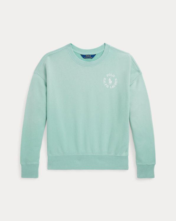 Sweatshirt com logótipo em algodão terry