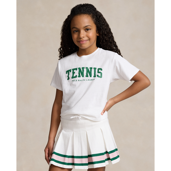 Tennis Cotton Jersey Boxy Tee Girls 7-16 1