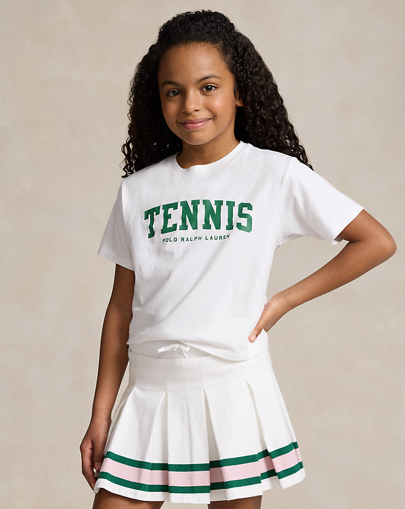 Tennis Cotton Jersey Boxy Tee GIRLS 7–14 YEARS 1