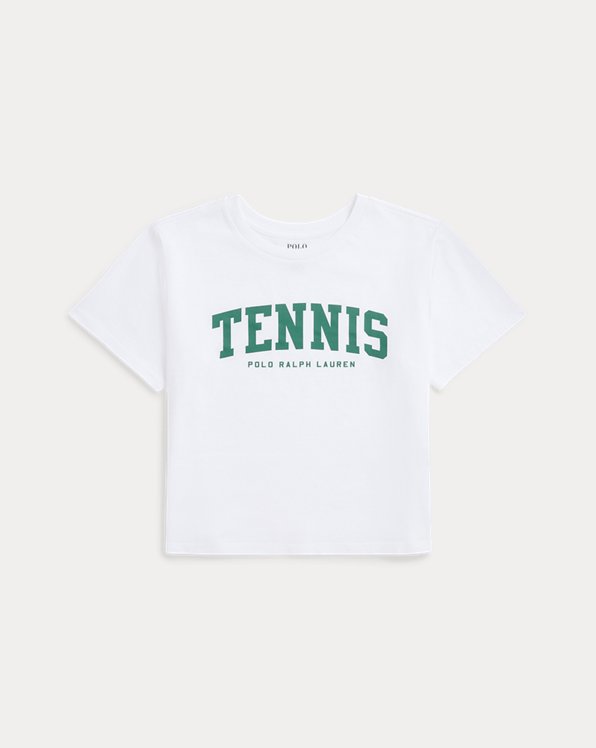 Tennis Cotton Jersey Boxy Tee