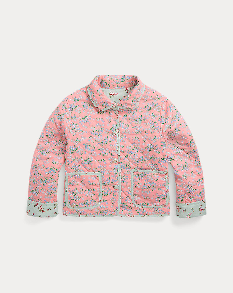 Floral Reversible Linen-Cotton Jacket Girls 7-16 1