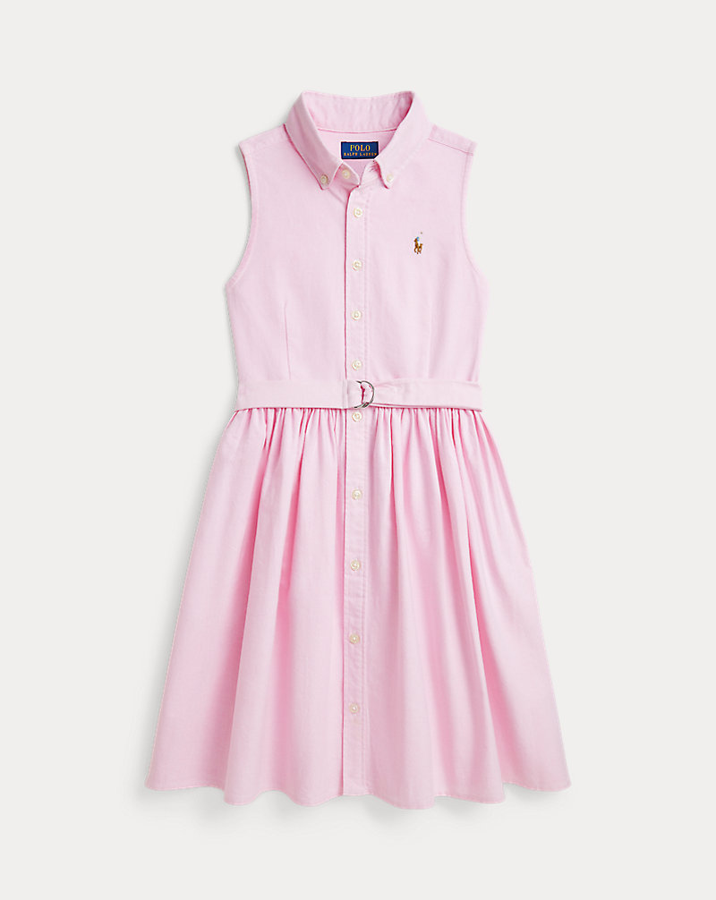 Belted Cotton Oxford Shirtdress GIRLS 7–14 YEARS 1