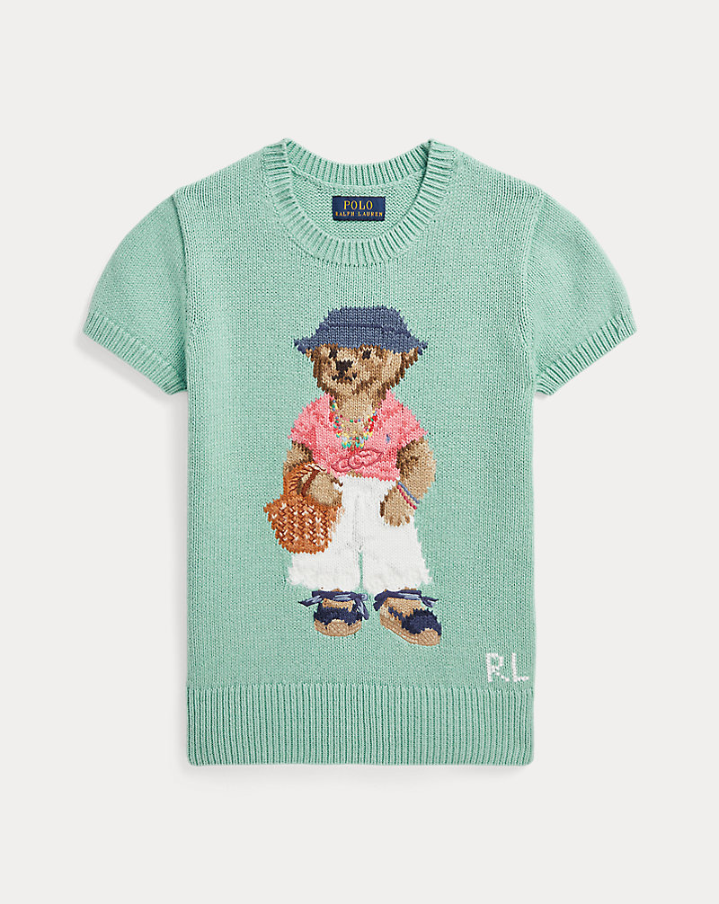 Polo Bear Cotton Short-Sleeve Jumper GIRLS 7–14 YEARS 1
