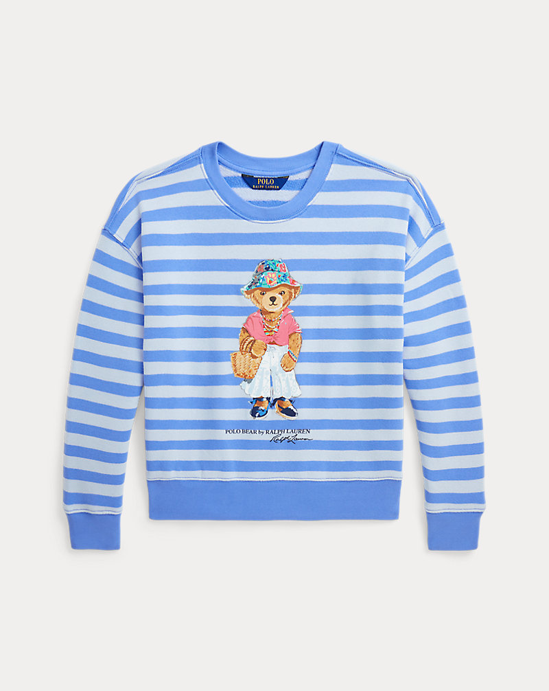 French-Terry-Sweatshirt mit Polo Bear MÄDCHEN 7–14 JAHRE 1