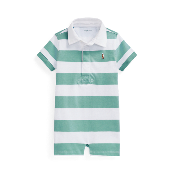 Striped Cotton Rugby Shortall